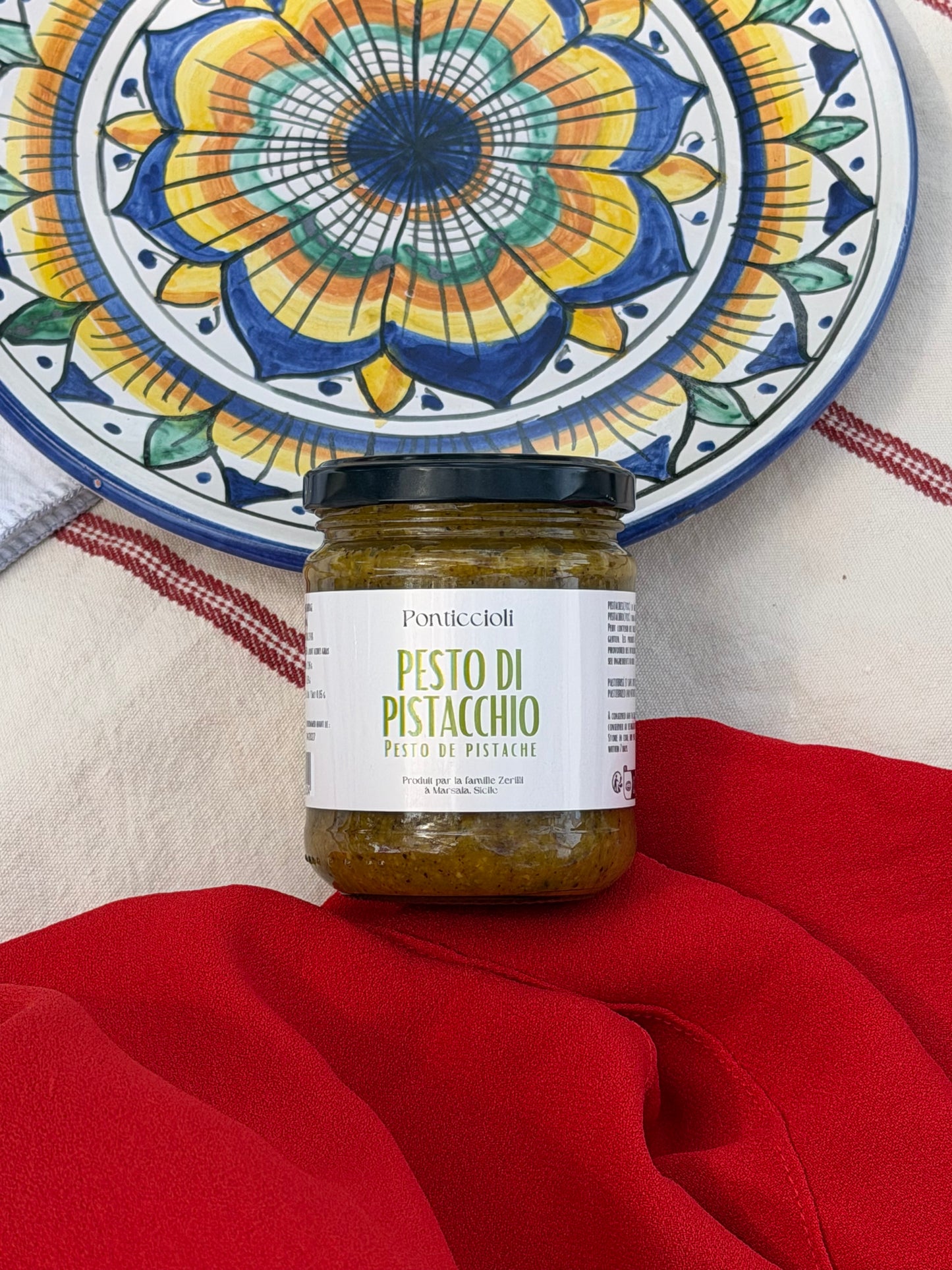 Pesto sicilien aux pistaches artisanales - Pesto di pistacchio