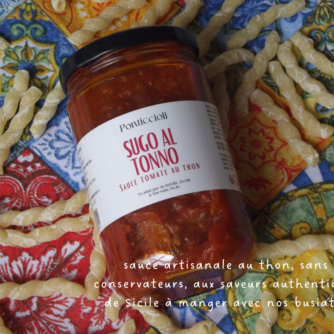 Sugo al tonno - Sauce tomate au thon