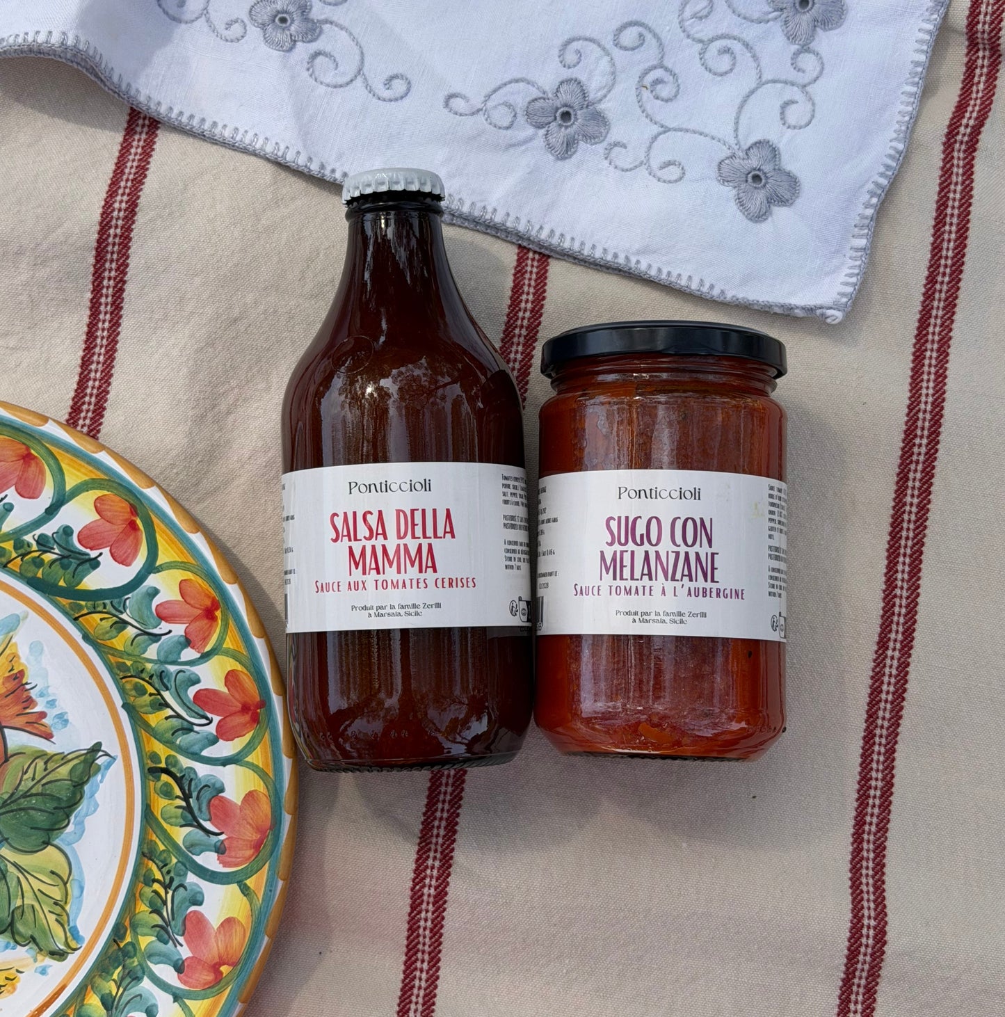 Duo Sauces Siciliennes – Sauce aux tomates cerises de Sicile & Sauce à l’aubergine