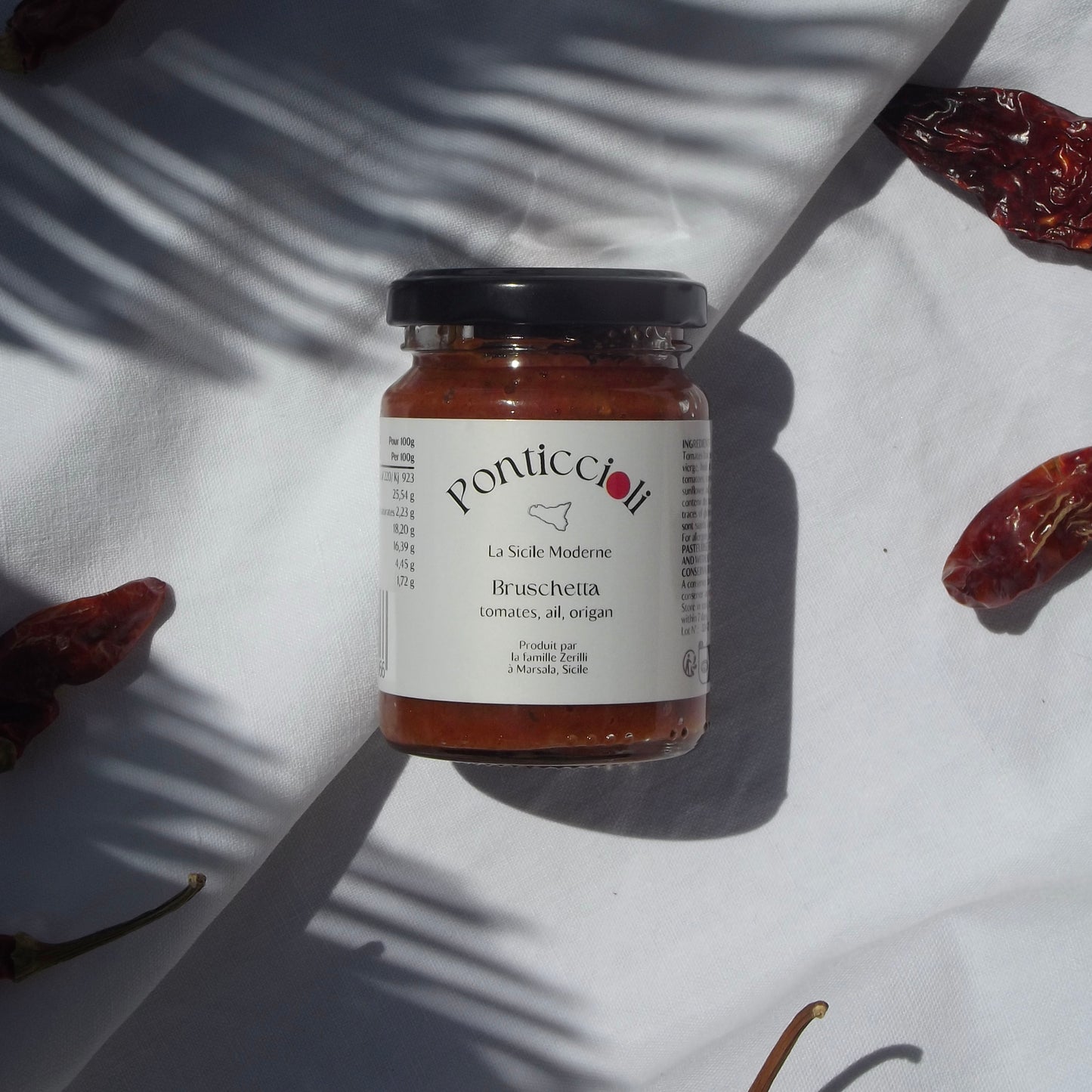 Préparation à tartiner Bruschetta sicilienne artisanale 90g