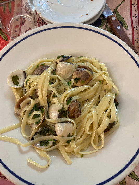 Pasta alle vongole – Pâtes aux palourdes