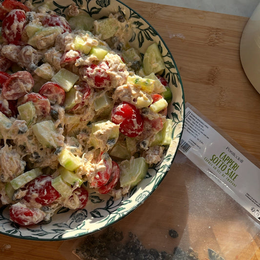 Recette Salade fraîche au thon & câpres sauvages de Sicile
