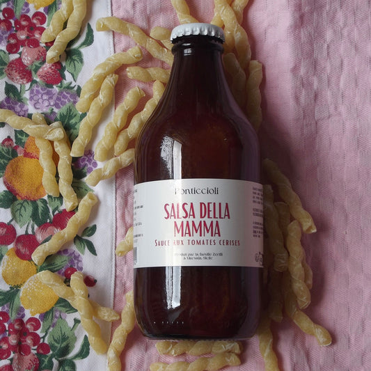 Recette Pasta con la salsa della Mamma Ponticcioli - Pâtes à la sauce tomate