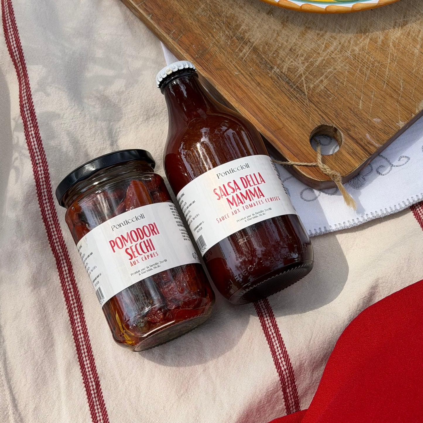Duo Pomodori – Sauce aux tomates cerises de Sicile et tomates séchées aux câpres de Sicile