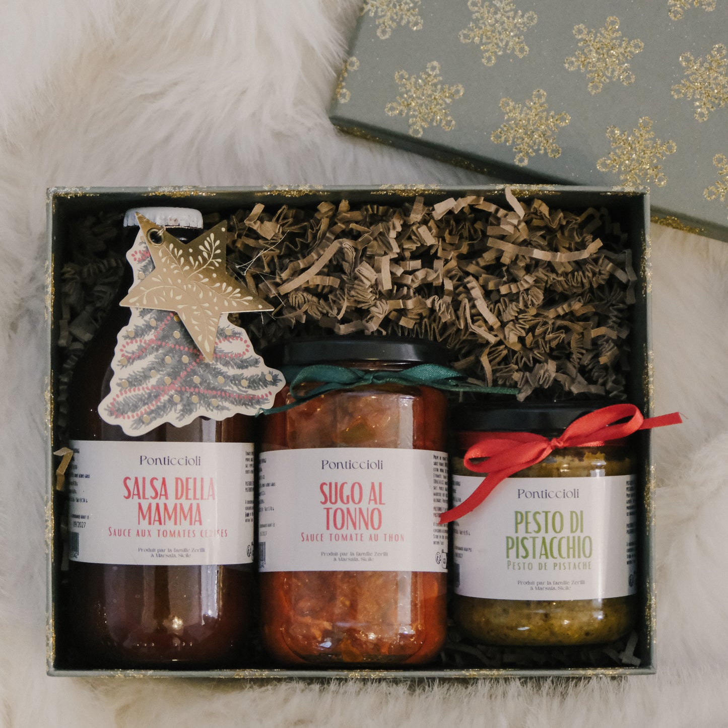 Coffret de Noël – Trio de Sauces Siciliennes Artisanales