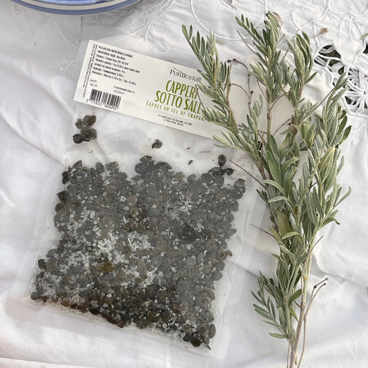 Sachet de petites câpres de Sicile au sel de Trapani - Capperi siciliani